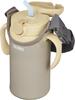Thermos Straw Mug Pouch, 350ml Capacity, Beige, with Easy-AttachRemove Buckle, APK-350 BE
