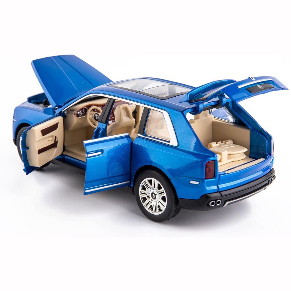 1/24 масштаб, Rolls Cullinan, модель внедорожника, игрушечный автомобиль, игрушечный автомобиль из цинкового сплава со звуком и светом для детей, подарок для мальчиков и девочек