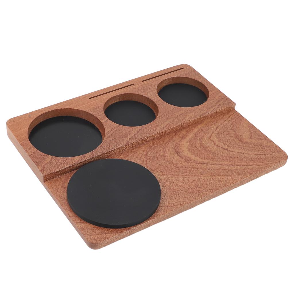 Станция для трамбовки кофе, деревянная противоскользящая подставка для темперирования кофе 51 мм 54 мм 58 мм