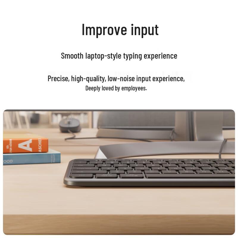 Logitech MK620 Full-Size Wired Keyboard and Mouse Combo