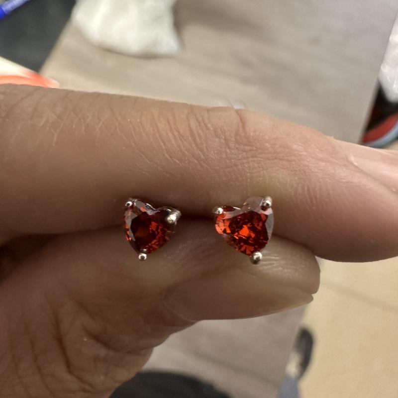 Серьги-подвески Beixi в форме сердца со знаком зодиака из стерлингового серебра S925
