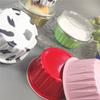 Форма для торта из фольги Легкая формованная одноразовая форма для выпечки Жаростойкая алюминиевая фольга Жестяная чашка Для кухонных принадлежностей