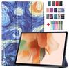 Чехол для планшета Samsung Galaxy Tab S7 FE 12,4 SM-T730, тройной складной Smart Shell для Samsung Tab S7 Plus, чехол Tab S8 S7 11