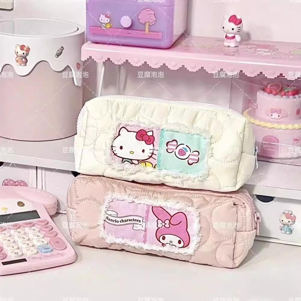 Пенал с дизайном Cinnamoroll и Melody, большой вместимости, для девочек и студентов