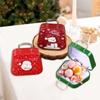 Рождественская сумочка в форме коробки конфет мультфильм металлическая банка печенье подарочная упаковка коробки детские рождественские вечеринки сувениры Ноэль С Новым годом 2025