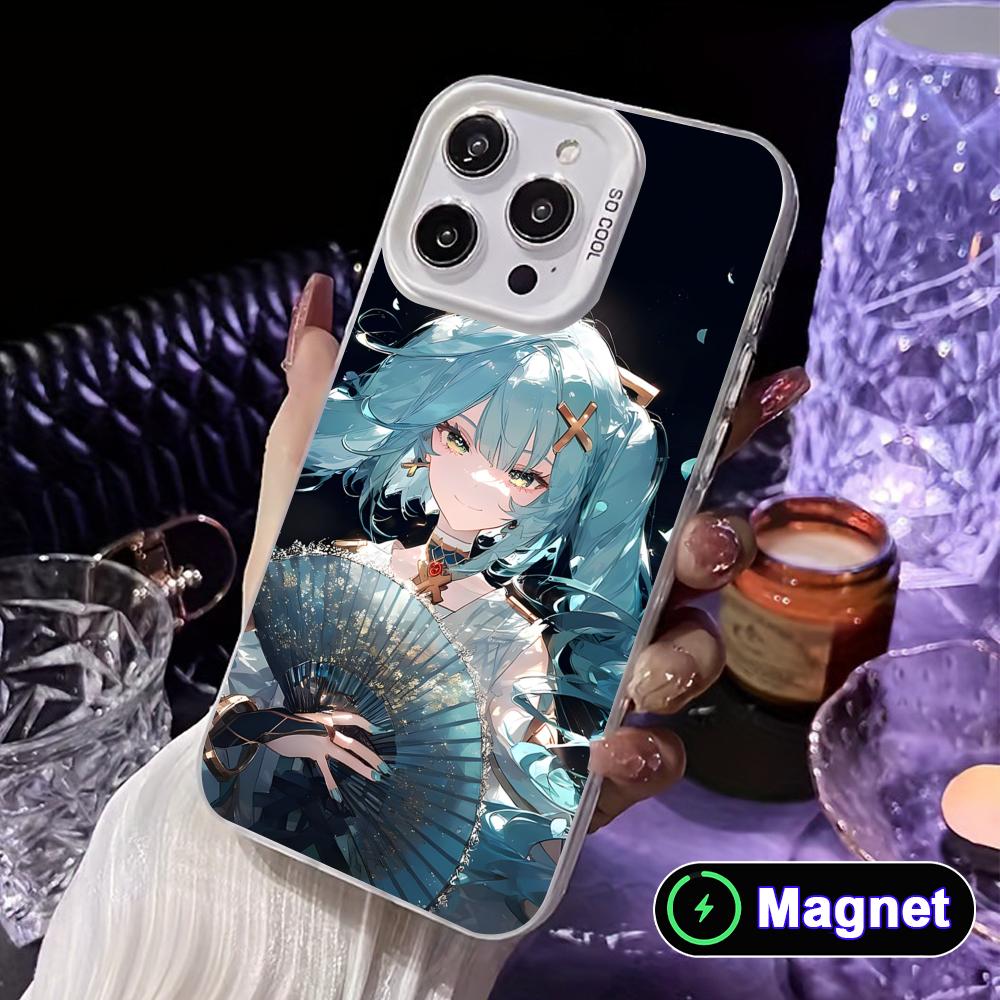 Game GI Faruzan White Translucent MagSafe Mobile Phone Case for iPhone 17 16 15 14 13 12 11 X XR XS Air Pro Max Plus Cover