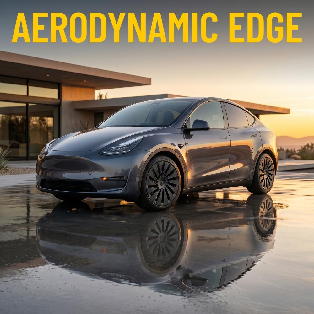 4PCS Full Rim Hubcap for Tesla Model Y Juniper Standard 18 Inch Performance Aperture Wheel Cover Replacement Accessories 2026