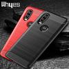 Силиконовый чехолWhyes для Moto One Vision Motorola P50, противоударный чехол из углеродного волокна, мягкий чехол из ТПУ для телефона Moto P50