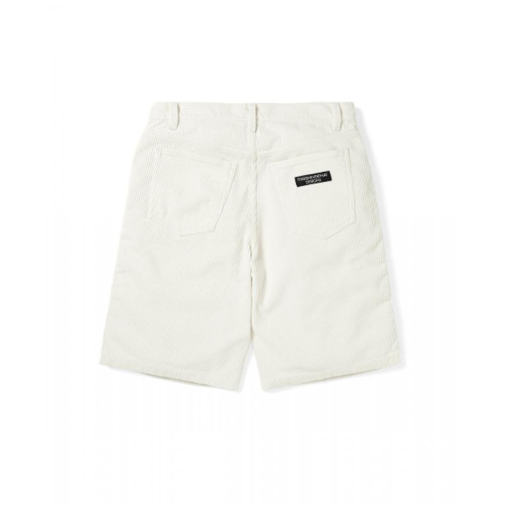 Thisisneverthat Overdyed Corduroy Short White