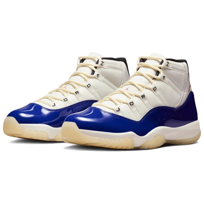 Мужские кроссовки Air Jordan 11 Retro Rare Air Синие Насыщенно-королевский-синий Огненно-красный IH0296-400