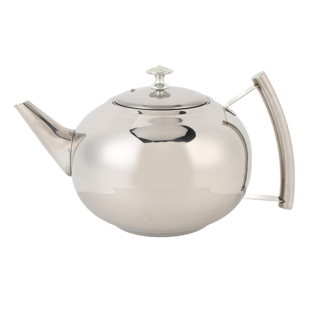 Чайник из нержавеющей стали, герметичный, с эргономичной боковой ручкой, чайник с отсоединяемым инфузором, 2000 мл