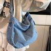 Crossbody Bag Vintage Handbag Shoulder Bag Simple Tote Bag Fashionable Denim Canvas Bag  Travel