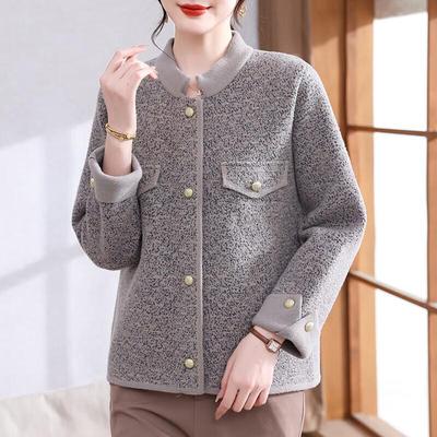 XUEXI Женский элегантный короткий кардиган-жакет