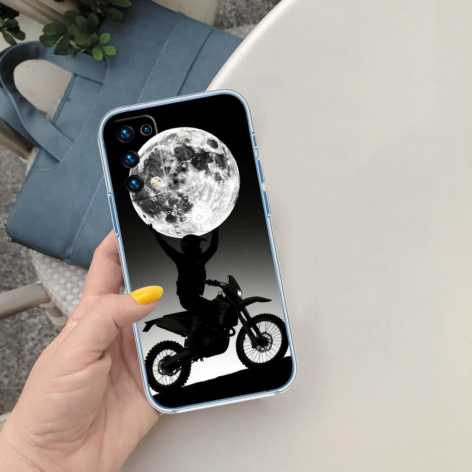 LO95 Motorcycle Racing Phone Case for Motorola Moto G40 G04 G05 One Ace Action  Fusion + Plus Hyper Macro Vision Zoom