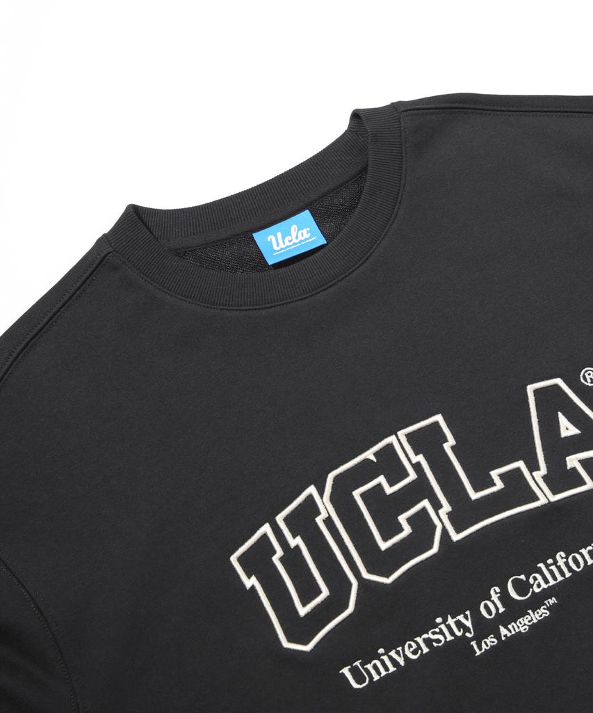 Унисекс базовая толстовка UCLA с большим логотипом [Черный] (Ubrlt83)