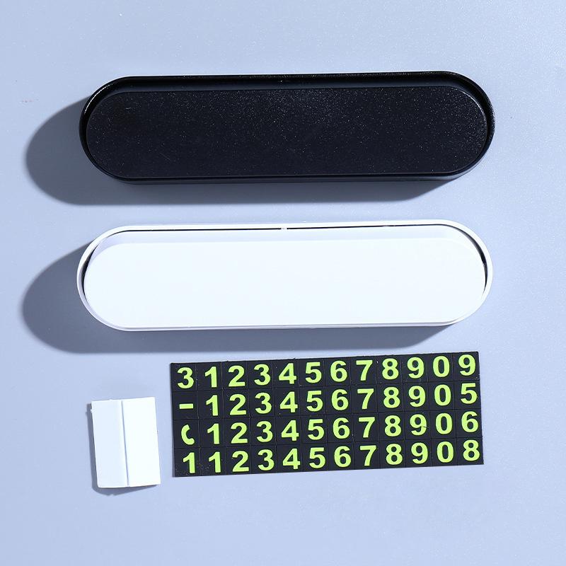 Светящаяся карта временной парковки автомобиля, номер телефона, скрытый знак остановки, карта