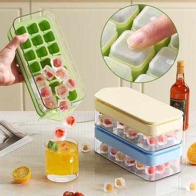 Коробка для быстрого приготовления кубиков льда с герметичной крышкой, легкоочищаемая, для коктейля из виски