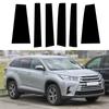 Pillars Post Trim Car Window B C Pillars Decorative Stickers  Styling for Toyota Highlander Kluger 2008 2009-2020 2021 2022