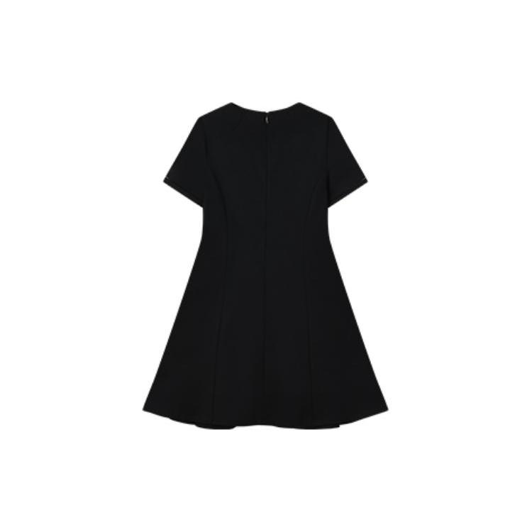FILA Short Sleeved Dress Women's Jet Black F11W227308FBK