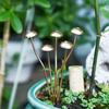 Charming Metallic Mushroom Statue - Perfect for Bonsai, Potted Plants, and Outdoor Garden Decorations | Ideal Thanksgiving Gift