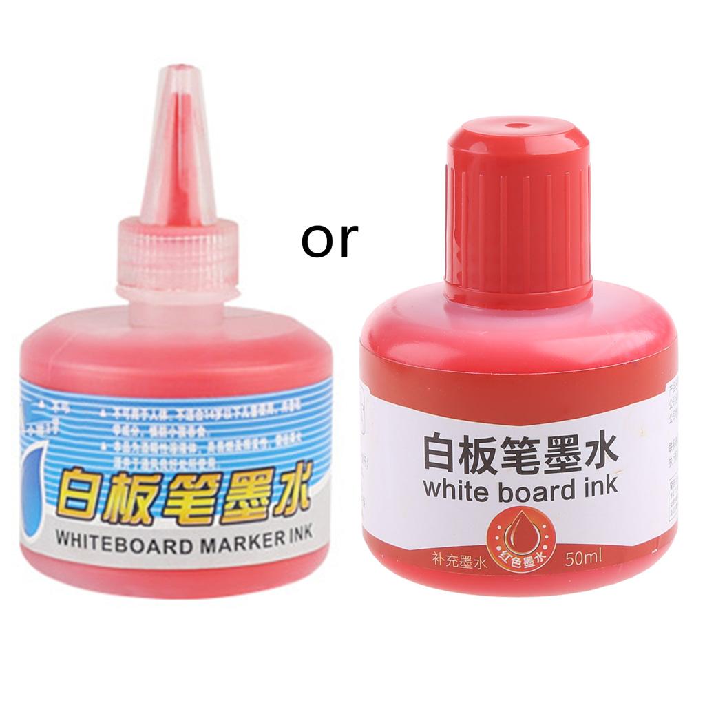 1 флакон 50 мл чернил для заправки маркера для белой доски черного, красного и синего цвета