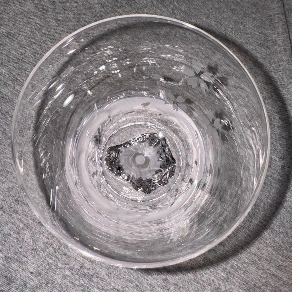 Б/у, Без снижения цены, Длительное хранение, Стекло Tajima, Печь Tajima, г.. Fuji Glass, стакан для виски, цветок сакуры