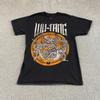 Wu-Tang Clan Дракон Hanes Графическая футболка Мужская S Черная Мягкая Рэп Футболка Хип-Хоп Ретро