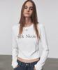 Nigaennikol Nicole Топ с защипами и длинным рукавом, укороченный_6 цветов