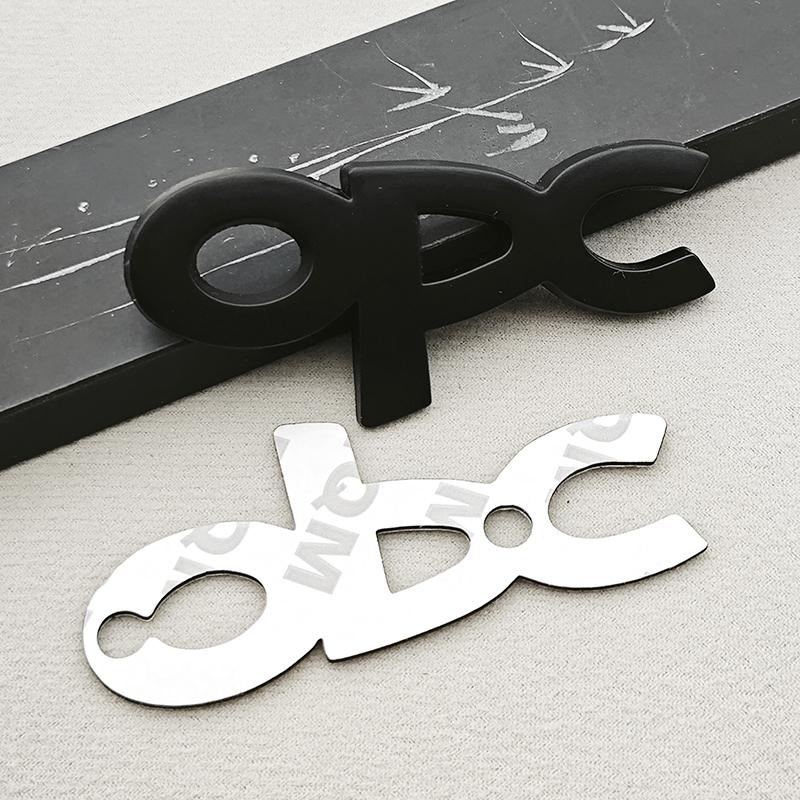 3D Metal OPC Line Logo Badge Front Grill Emblem Trunk Car Sticker For Opel Astra G H J K F Corsa D Zafira B Insignia Mokka Regal