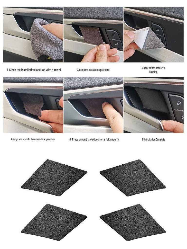 Inner Door Handle Anti-Scratch Sticker for Ge A4L A5 A6L Q7 A3L Q5L