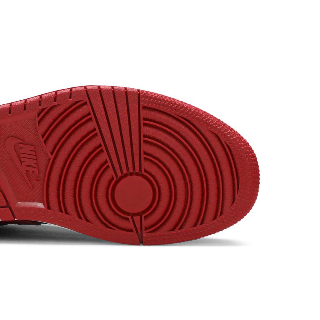 Air Jordan 1 Low 'Reverse Bred' (Unisex) Black / Black / Gym Red Vintage Basketball Shoes 553558 606