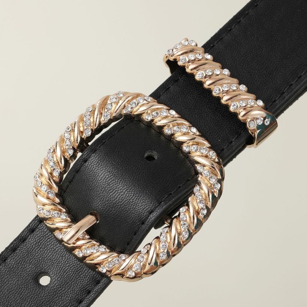 Ретро квадратная пряжка женская пряжка с игольчатым язычком простой стиль можно сочетать с джинсовым ремнем