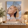 Ariana Grande Custom Name Text 5D Diamond Painting Kit DIY Full Drill Diamond Art Decoration