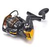 Wellvie Octopus Fishing Spinning Reel 5.5:1 2000 Reel Aluminum Spool Bearing 12+1BB AD Series 2000 (Black x Yellow)