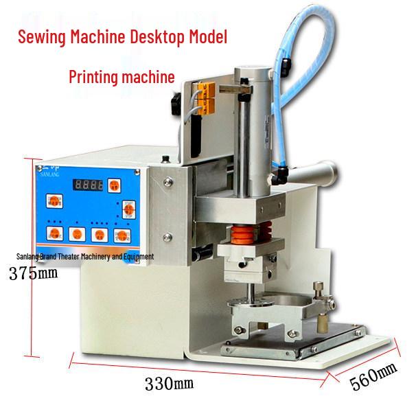Automatic Large Area Desktop Pad Printer with Enclosed Ink Cup for Trademark and Insole Logos