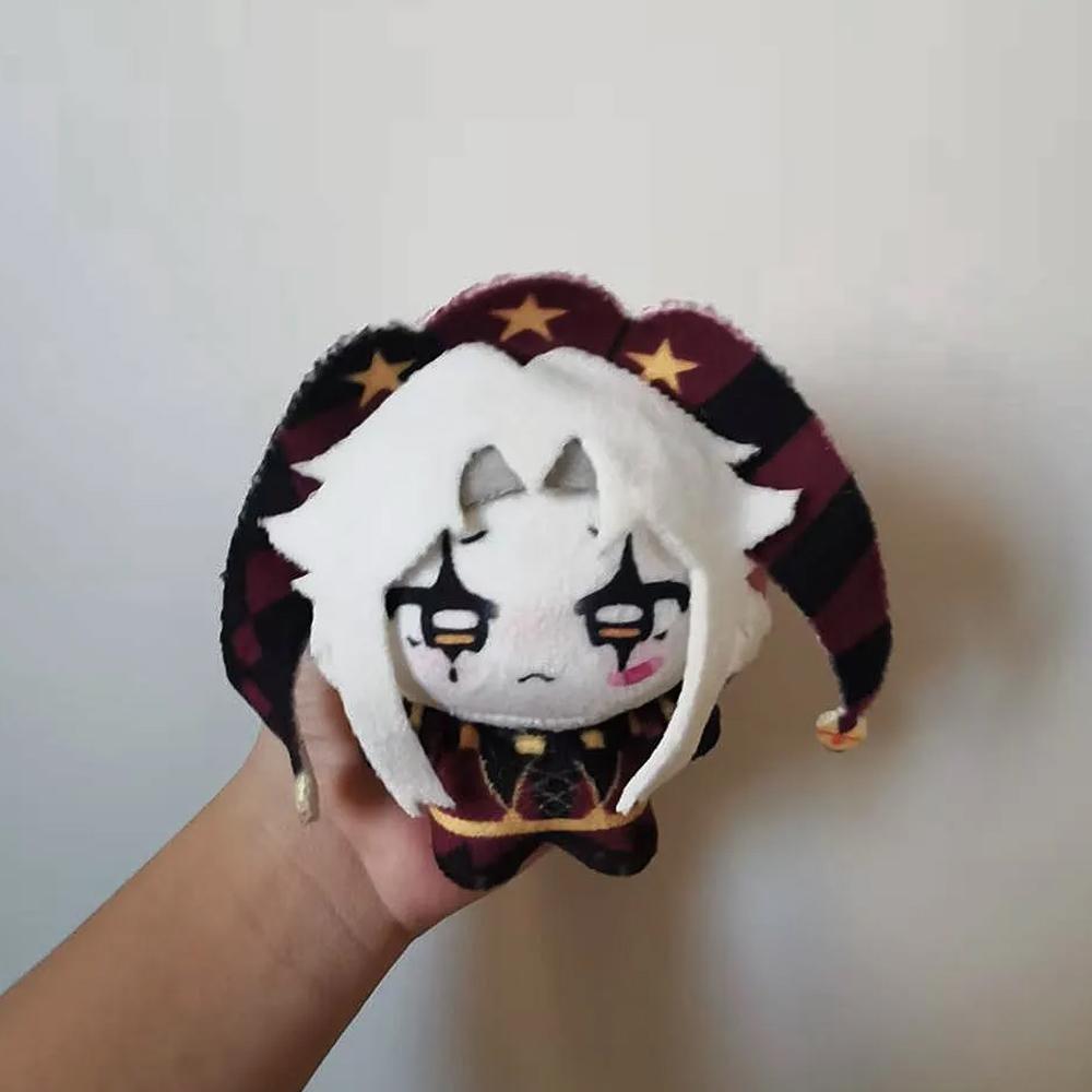 Game The Freak Circus Pierrot Cosplay Doll Plush Stuffed Cotton Figure Dolls Soft Plushies Carnival Accessories Halloween Props