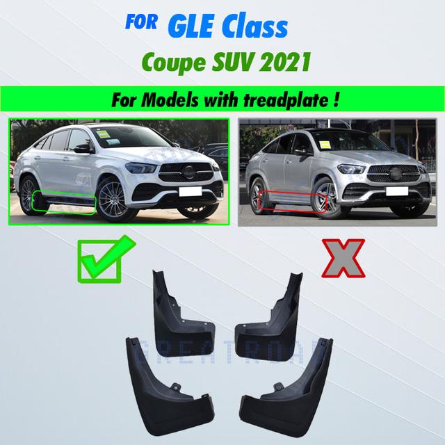 Car Mudflap for Mercedes Benz GLE Class Coupe  Fender Mud Flaps Guard Splash Flap Mudguards Accessories 2016 2017