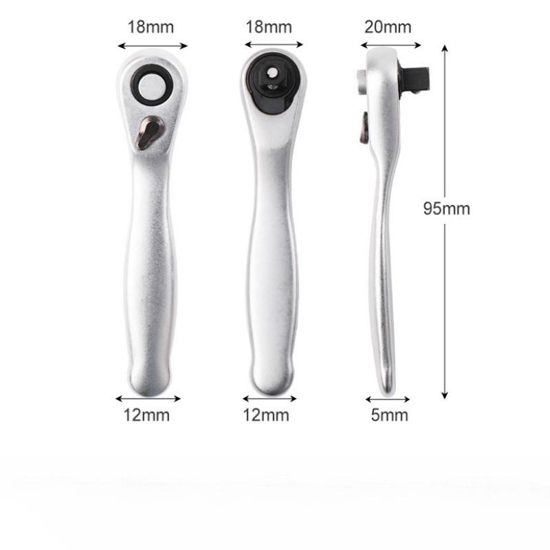 Новый прочный высокопрочный мини-ключ с храповым механизмом на 72 зуба, быстрый и экономичный торцевой ключ с храповым механизмом 1 шт.