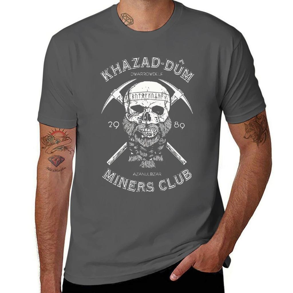 Khazaddum Miners Club Tshirt Unisex T Shirt Designer T Shirts For Unisex Graphic Tees Tshirt