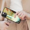 Цифровой магнитный чехол для телефона в стиле Укиё-э для APPLE iPhone 17 Air 16 14 13 12 Pro Max 15 Plus Беспроводная зарядка С чехлом MagSafe