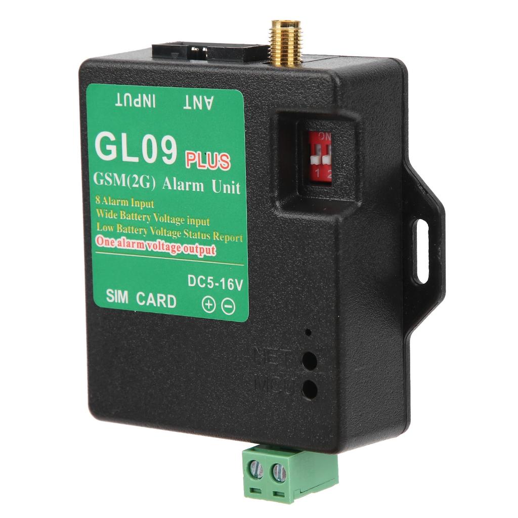 GL09PLUS 8?Channel GSM Alarm 850/900/1800/1900MHz SMS Call Alert for Home Security Warehouses