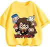 Summer Casual Crew Neck T Shirt Cute Cartoon Harry Potter Street Fashion Outdoor Leisure Kids Boys Girls 3 14 Years