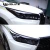 Для Toyota Highlander 2018 автомобильные товары черная пленка для стайлинга автомобилей Защитная пленка для фар, наклейка против царапин