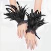 Dress Decoration, Hand Accessories, Chiffon Yarn, Feather Bracelets and Sleeves, Party and Dance Dress Up, Versatile Glove Accessories