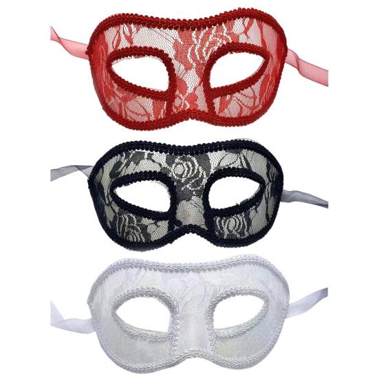 Women's Lace Masquerade Masque Halloween Dancing Party Costume Half Face Eye Masque for Cosplay Parties Proms