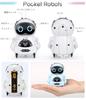 Toy Lob Pocket Robot, Communication Robot, Smart Robot, Mini Robot, Talks, Dancing, Music, Lights, English, Japanese Instructions Included (White)