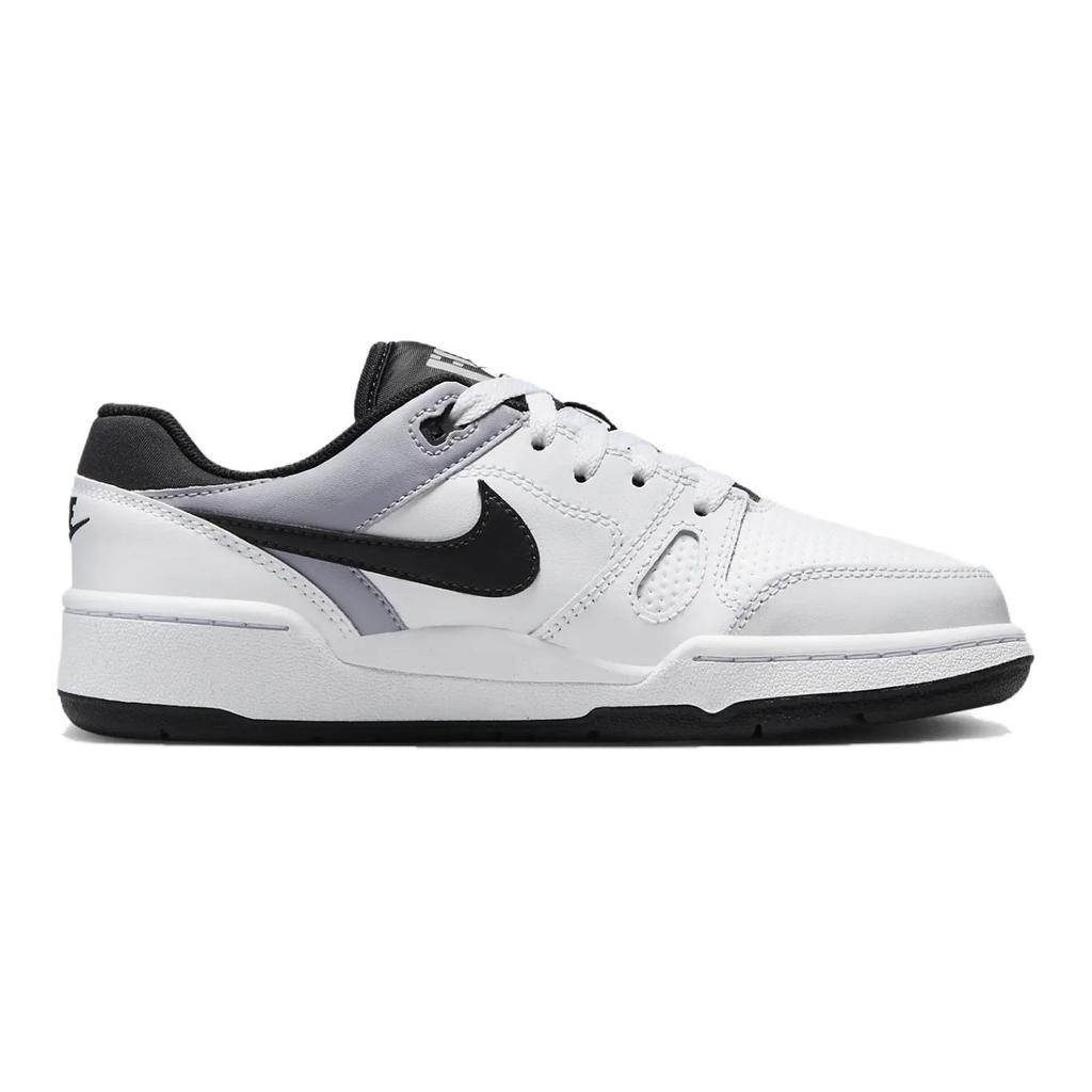 Nike Кроссовки Full Force Low GS белые черные детские оловянные FV5929-101
