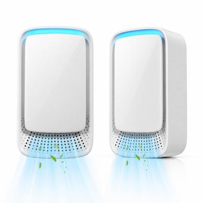 Small Air Purifier with Negative Ion and Deodorizing Quiet Ozone Powerful Air Purification for Pets Pollen Allergy No Filter Replacement White of