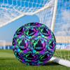 Cyberpunk Neon Gaming Size 5 Soccer Balls, Anti-Slip, Protective Football, Outdoor Sport, Practice Games, Birthdays Gift Suitable for Fan