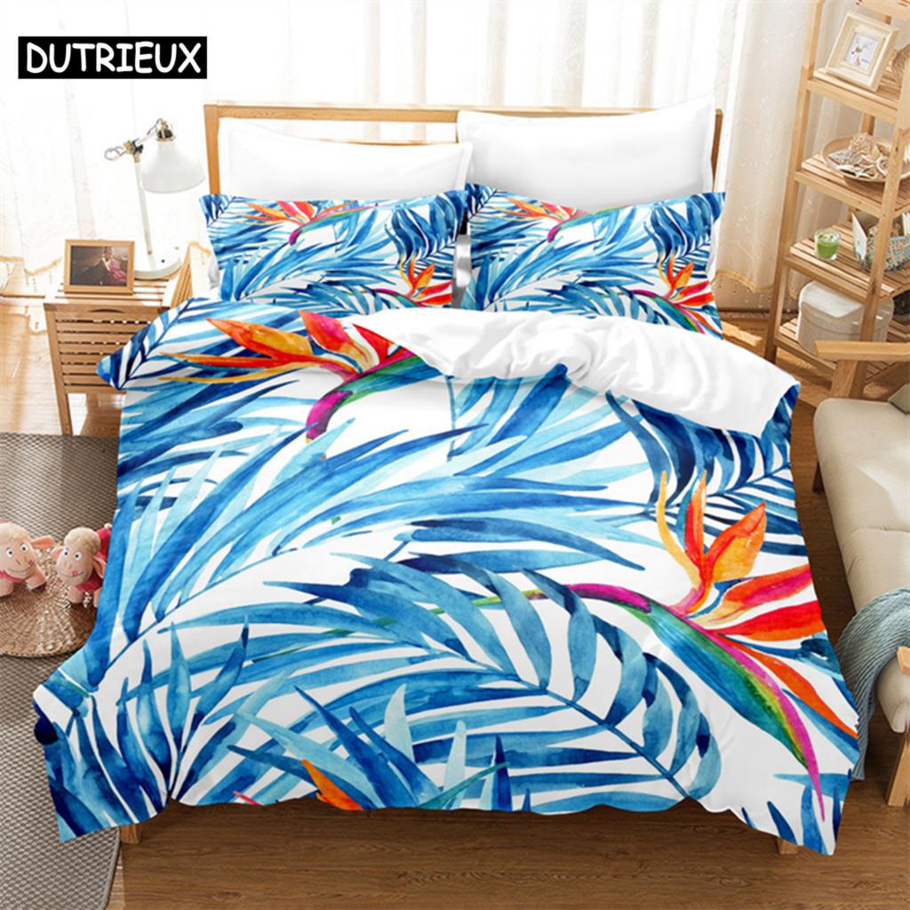 Розовый Цветочный Комплект Постельного Белья на Кровать Queen Size Черный Комплект Пододеяльника Постельное Белье Цифровая Печать Постельное Белье King Size Комплект Пододеяльника Комплект Постельного Белья